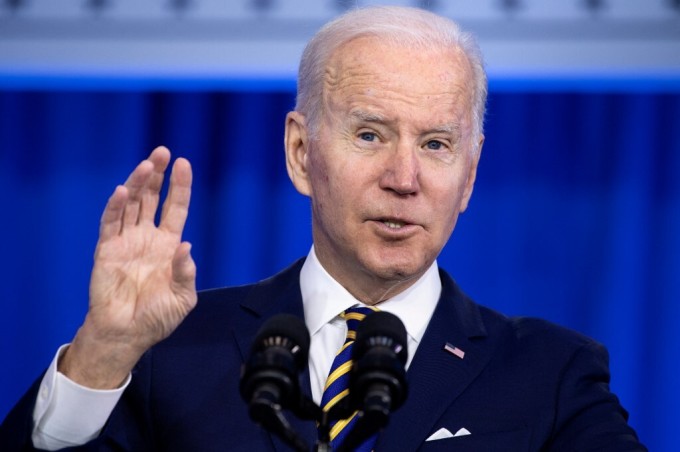 Tổng thống Mỹ Joe Biden phát biểu trong chuyến thăm tới bang Virginia hôm 10/2.