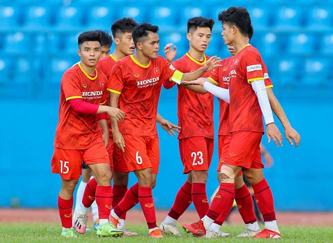 Lực lượng U23 Việt Nam tham dự giải U23 Đông Nam Á 2022 có nòng cốt là lứa cầu thủ U21.