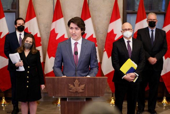 Thủ tướng Canada Trudeau thông báo các biện pháp cứng rắn nhằm chấm dứt cuộc biểu tình của cánh tài xế xe tải ở thủ đô.