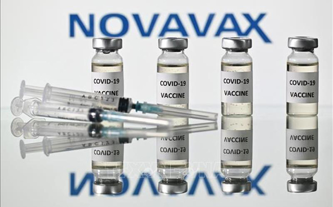 Hình minh họa vaccine phòng Covid-19 của hãng dược Novavax.