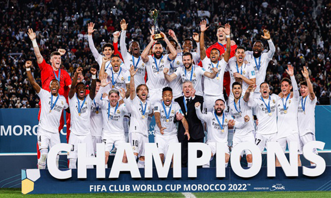 Real Madrid đăng quang ngôi vô địch FIFA Club World Cup lần thứ 5