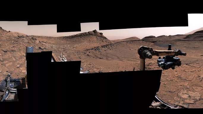 Bức ảnh toàn cảnh của Curiosity - Ảnh: NASA