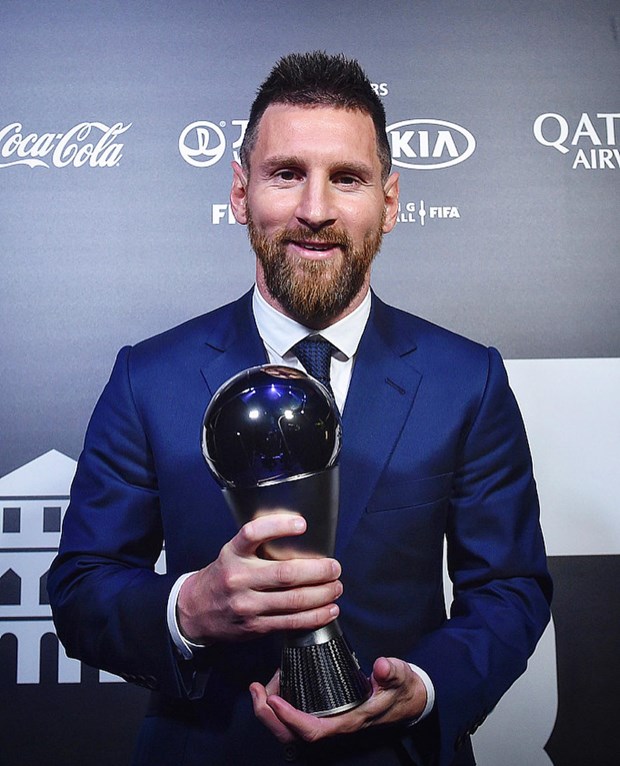 Lionel Messi đoạt danh hiệu The Best.