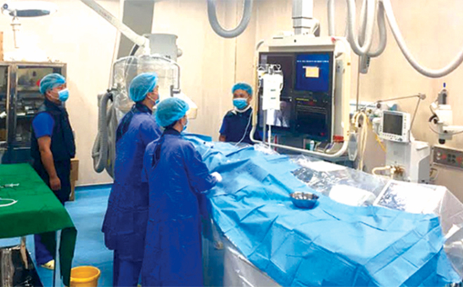 Bệnh viện Đa khoa tỉnh Yên Bái được đầu tư trang thiết bị hiện đại, đáp ứng tốt yêu cầu chăm sóc sức khỏe nhân dân. (Ảnh: K.T)