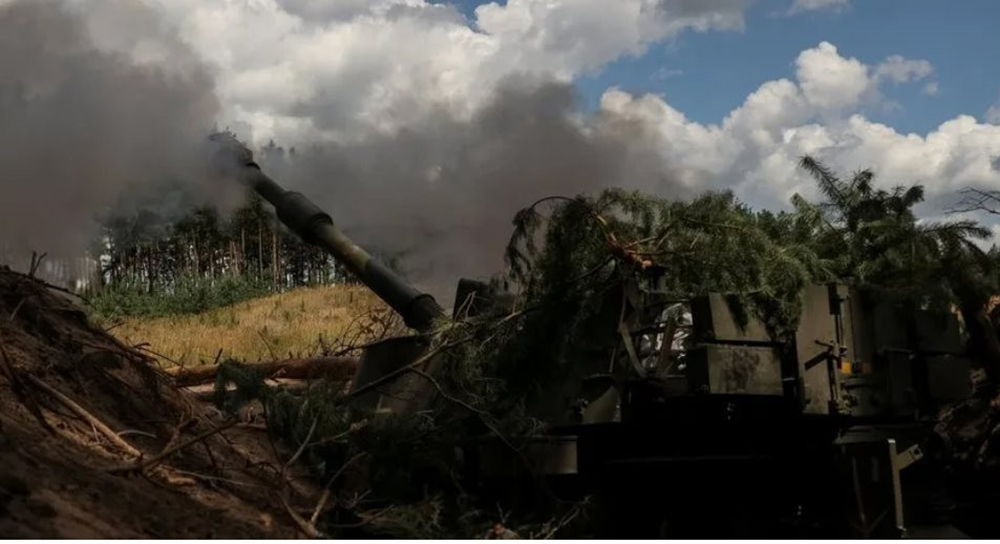 Lực lượng Ukraine gần thị trấn Kupyansk.