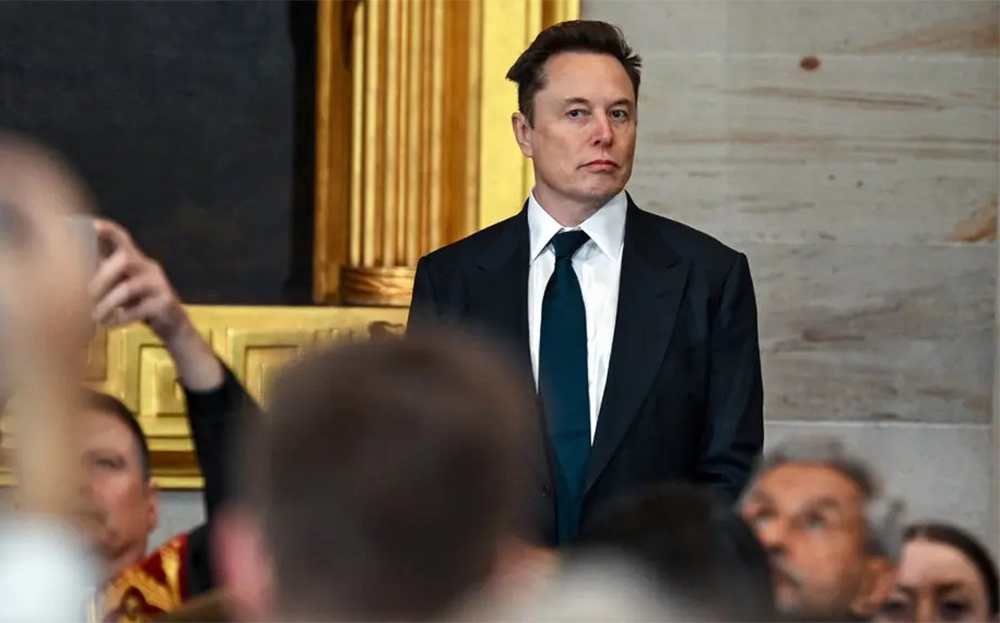 Elon Musk tham dự lễ nhậm chức của Tổng thống Mỹ Donald Trump ngày 20/1.