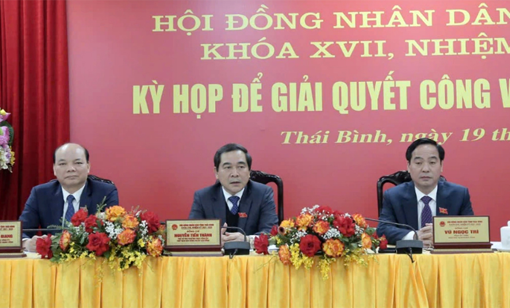 Đoàn chủ tọa điều hành kỳ họp HĐND tỉnh Thái Bình khóa XVII, nhiệm kỳ 2021 - 2026 để giải quyết công việc phát sinh đột xuất