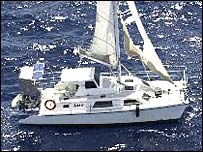 Con thuyền được tìm thấy ở ngoài khơi Queensland.