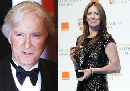 James Cameron (trái) hay Kathryn Bigelow, ai sẽ là người giành chiến thắng tại Oscar năm nay?