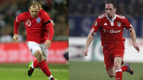 Rooney và Ribery: ai sẽ thắng trong cuộc đối đầu giữa B.M và M.U?