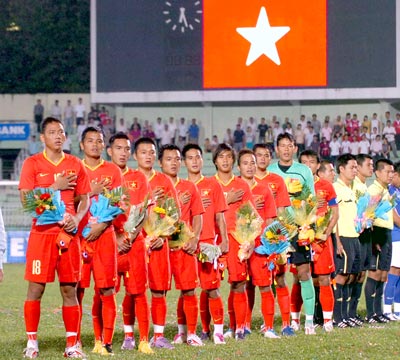 Đội tuyển Việt Nam tham dự AFF Cup.