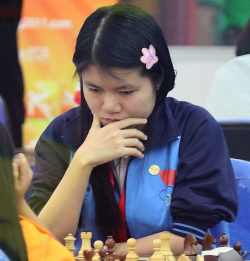 Kỳ thủ Thảo Nguyên vô địch nữ toàn quốc 2012