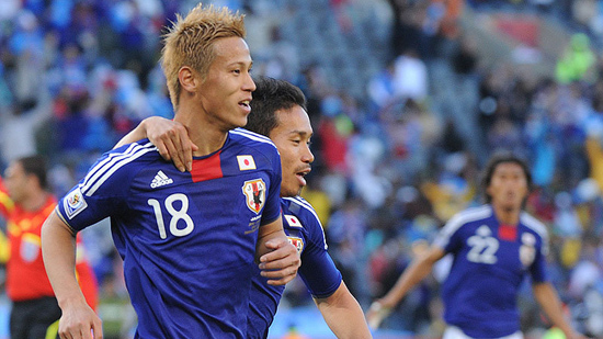 Keisuke Honda - người lập hat-trick vào lưới Jordan trận lượt đi sẽ không thi đấu trong trận lượt về do gặp chấn thương.
