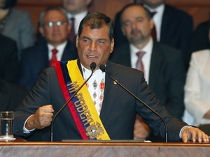 Đương kim Tổng thống Ecuador Rafael Correa.