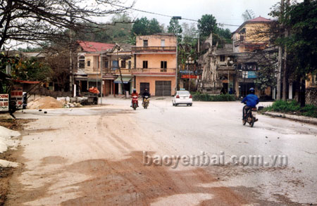 Khu vực ngã ba bến Âu Lâu.