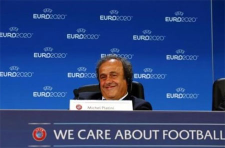 Ông Michel Platini tiếp tục được bầu làm Chủ tịch UEFA nhiệm kỳ thứ ba liên tiếp.