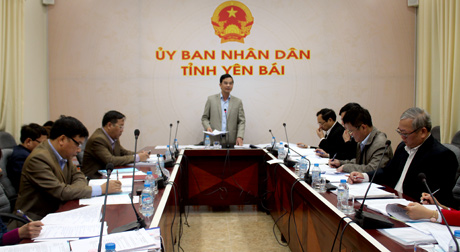 Đồng chí Dương Văn Tiến - Phó Chủ tịch UBND tỉnh phát biểu chỉ đạo Hội nghị.
