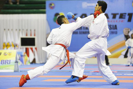 Hình ảnh Đội tuyển Karate Việt Nam giành 2 HCV trong ngày ra quân Thể thao Vietnam VietnamPlus