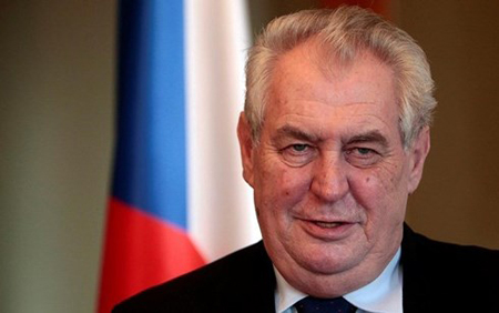 Tổng thống Séc Zeman.