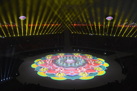 Lễ khai mạc Paralympic mùa đông 2018 diễn ra đầy màu sắc.