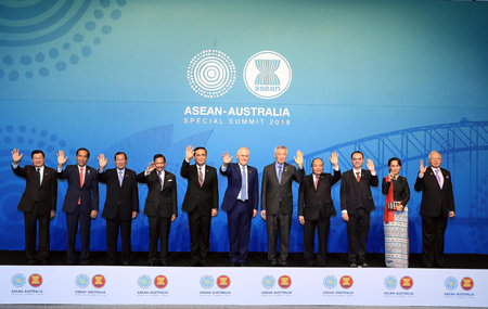 Trưởng đoàn các nước dự Hội nghị Cấp cao đặc biệt ASEAN-Australia.
