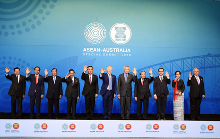 Các nhà lãnh đạo ASEAN và Australia thống nhất ra Tuyên bố Sydney ngày 18/3.