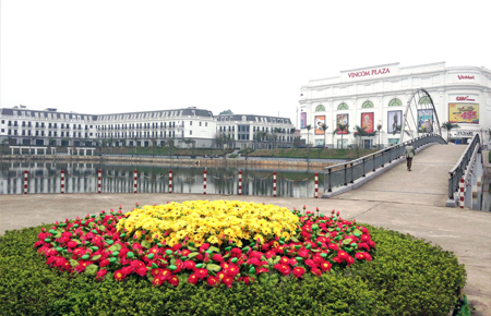 Trung tâm Thương mại Vincom, phường Nguyễn Thái Học là điểm nhấn không gian đô thị của thành phố Yên Bái.