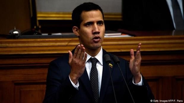 Thủ lĩnh phe đối lập Juan Guaido.