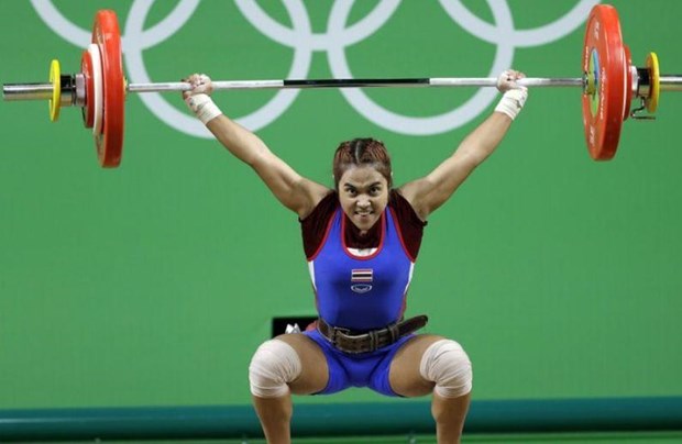 Vận động viên Sopita Tanasan, người giành Huy chương vàng cho đội tuyển Thái Lan tại Olympic Rio de Janeiro năm 2016.