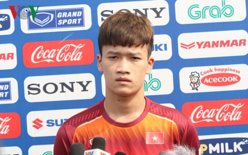 Hoàng Đức là đội phó của U23 Việt Nam ở vòng loại U23 châu Á 2020.