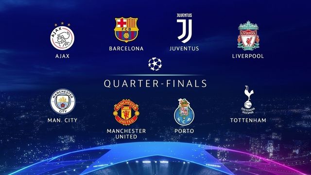8 đội bóng góp mặt tại tứ kết Champions League 2018/19