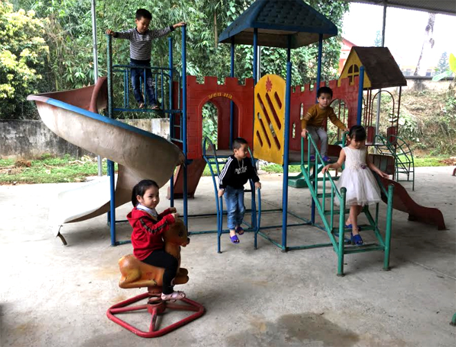 Học sinh trên địa bàn huyện Yên Bình được học tập, chăm sóc sức khỏe, vui chơi lành mạnh, an toàn.