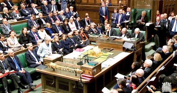 Thủ tướng Anh Theresa May phát biểu trong phiên bỏ phiếu về tiến trình Brexit tại Quốc hội.