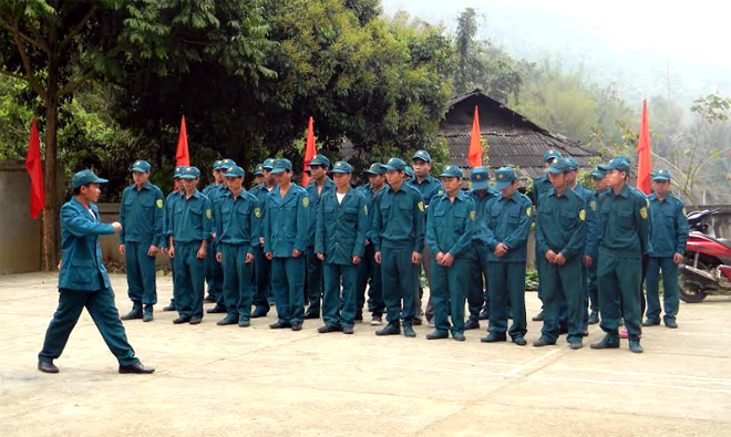 Nâng cao chất lượng huấn luyện lực lượng dân quân, tự vệ góp phần củng cố vững chắc khu vực phòng thủ huyện Trạm Tấu.