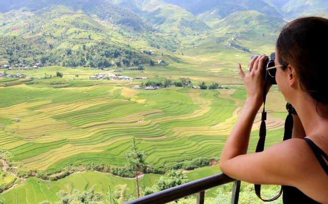 Mu Cang Chai terraced fields are favorite destinations of domestic and foreign visitors.