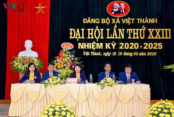 Đại hội điểm xã Việt Thành, huyện Trấn Yên, tỉnh Yên Bái.