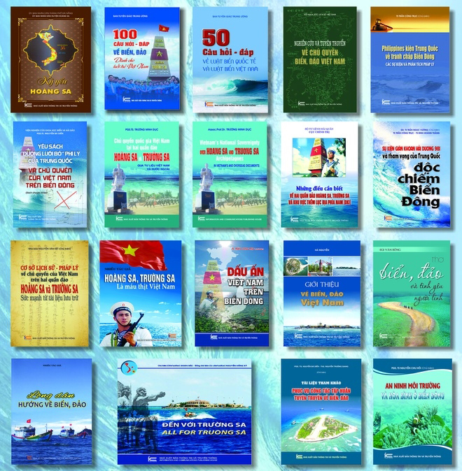 Bộ sách về biển, đảo của NXB Thông tin và Truyền thông.
