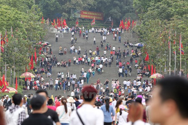 Năm nay, Giỗ Tổ Hùng Vương - lễ hội Đền Hùng không tổ chức phần hội. (Ảnh chỉ mang tính minh họa)