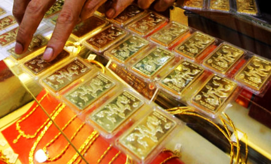 Giá vàng thế giới giảm, vàng SJC đã vượt qua mốc 48 triệu đồng/lượng. Ảnh minh họa.