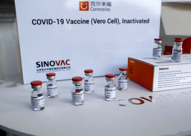 Thái Lan sử dụng vaccine Sinovac trong đợt tiêm chủng đầu tiên.