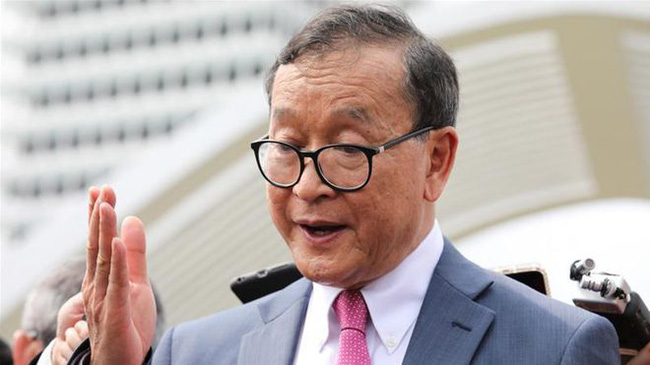 Ông Sam Rainsy tại Malaysia vào tháng 11/2019.