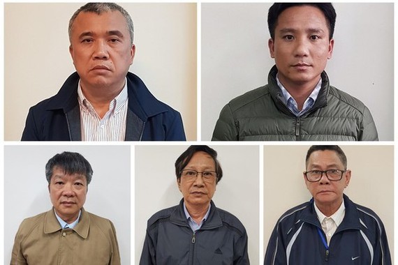 Một số bị can trong vụ án đường cao tốc Đà Nẵng - Quảng Ngãi