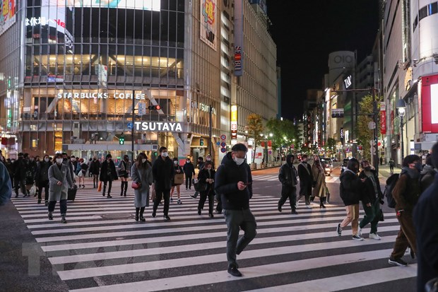 Người dân tại thủ đô Tokyo của Nhật Bản.