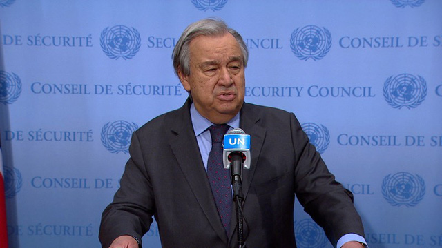 Tổng thư ký Liên hợp quốc Antonio Guterres.