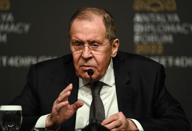 Ngoại trưởng Nga Lavrov.