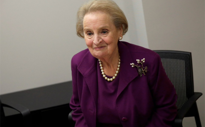 Cựu Ngoại trưởng Mỹ Madeleine Albright.