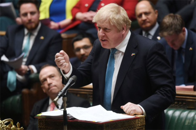 Thủ tướng Anh Boris Johnson.