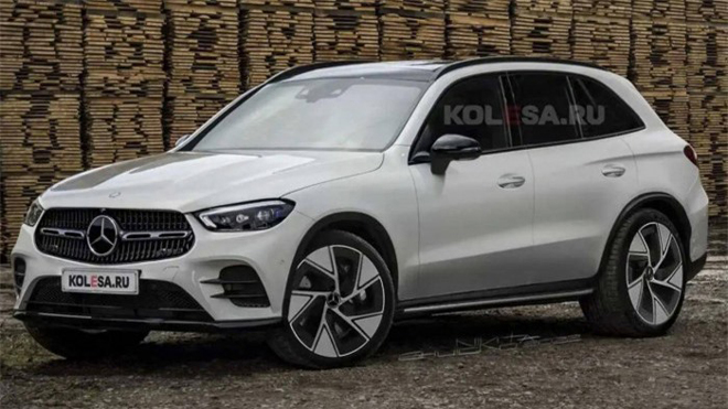 Mercedes-Benz GLC 2022 được phác thảo bởi nghệ sĩ của Kolesa.