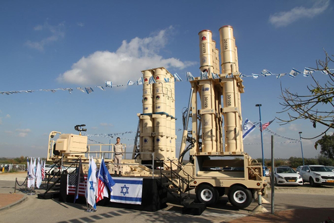 Hệ thống phòng thủ tên lửa Arrow 3 do Israel và Mỹ hợp tác phát triển.