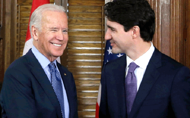 Tổng thống Mỹ Joe Biden và Thủ tướng Canada Justine Trudeau là hai nhà lãnh đạo vừa bị Nga thông báo áp lệnh trừng phạt.